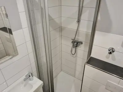 Ein Badezimmer in der Unterkunft Bergstation Altenau