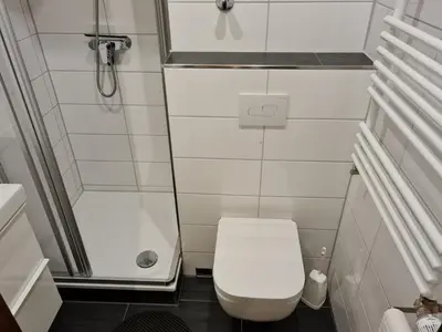 Ein Badezimmer in der Unterkunft Bergstation Altenau