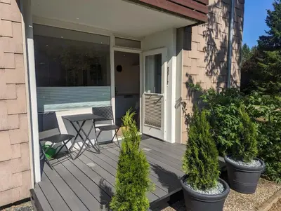 Ein Garten an der Unterkunft sebotec