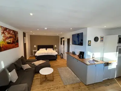 Ein Bett oder Betten in einem Zimmer der Unterkunft sebotec