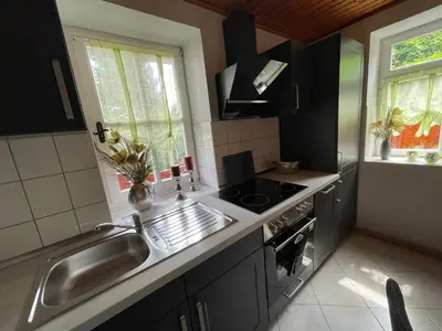 Küche/Küchenzeile in der Unterkunft Ferienhaus Nicole