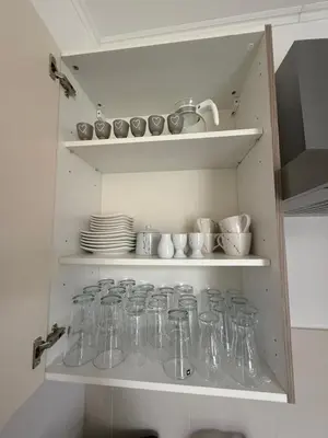 Küche/Küchenzeile in der Unterkunft Ferienwohnung Roman Stadtkern von Quedlinburg 80qm