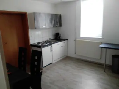Küche/Küchenzeile in der Unterkunft Harzhaus