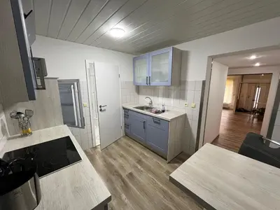 Küche/Küchenzeile in der Unterkunft FEWO an der Malzmühle 1d