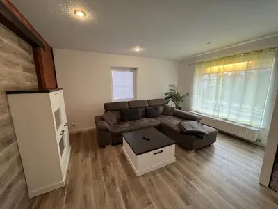 Ein Sitzbereich in der Unterkunft FEWO an der Malzmühle 1d