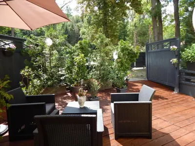 Ein Garten an der Unterkunft Ferienwohnung Haus Bettina