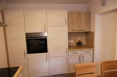 Küche/Küchenzeile in der Unterkunft Wohnung Julius 1