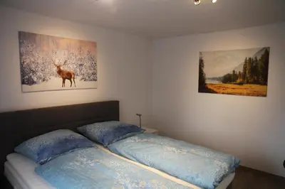 Ein Bett oder Betten in einem Zimmer der Unterkunft Wohnung Julius 1