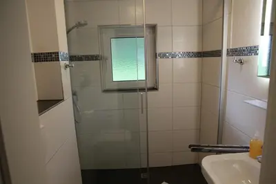 Ein Badezimmer in der Unterkunft Wohnung Julius 3