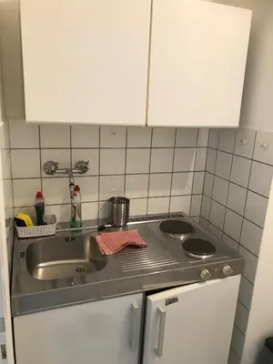 Küche/Küchenzeile in der Unterkunft FeWo Rose - Mitten im Herz Goslar