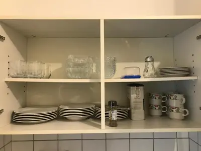 Küche/Küchenzeile in der Unterkunft FeWo Rose - Mitten im Herz Goslar