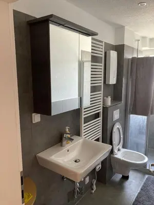 Ein Badezimmer in der Unterkunft Ferienwohnung Schuur - Harz
