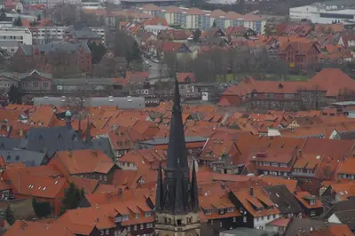 Ein allgemeiner Blick auf Hasselfelde oder ein Stadtblick von der Ferienwohnung aus