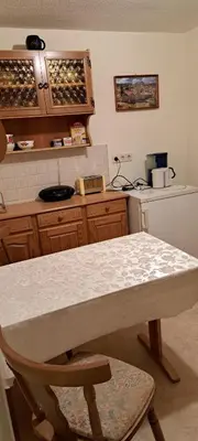 Küche/Küchenzeile in der Unterkunft ! Ferienwohnung am Schlossberg