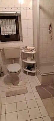 Ein Badezimmer in der Unterkunft ! Ferienwohnung am Schlossberg