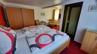 Ein Bett oder Betten in einem Zimmer der Unterkunft Haus Brigitte