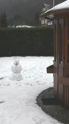 Haus Brigitte im Winter