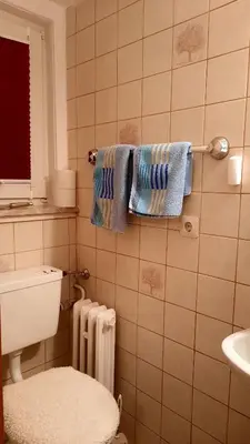 Ein Badezimmer in der Unterkunft Haus Brigitte