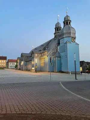 Das Gebäude in dem sich die Ferienwohnung befindet