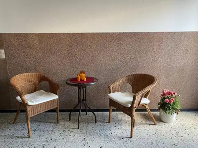 Ein Sitzbereich in der Unterkunft FeWo Villa - Mitten im Herz Goslar