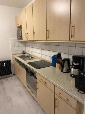 Küche/Küchenzeile in der Unterkunft FeWo Villa - Mitten im Herz Goslar