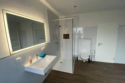 Ein Badezimmer in der Unterkunft Ferienwohnung im Harz