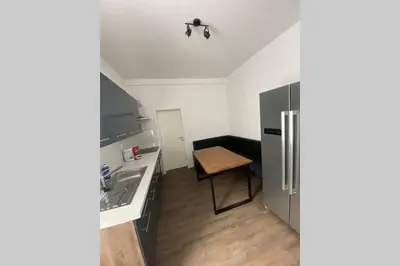 Küche/Küchenzeile in der Unterkunft Ferienwohnung im Harz