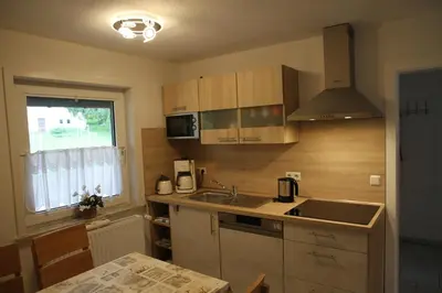 Küche/Küchenzeile in der Unterkunft Wohnung Julius 4