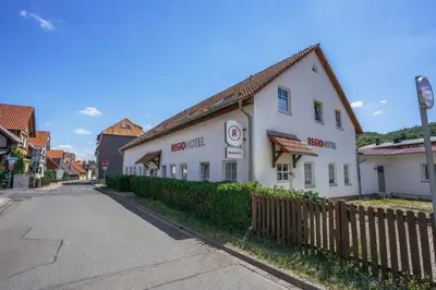 Das Gebäude in dem sich das Ryokan befindet