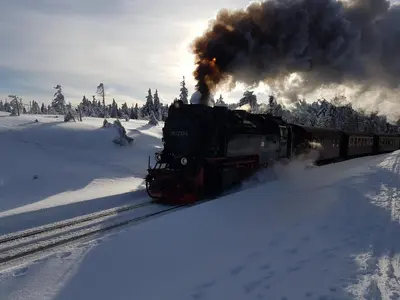 Blockhaus - Die Zwergenbaude - im Winter