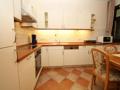 Küche/Küchenzeile in der Unterkunft Ferienwohnung im Haus Schiefertal, Wieda