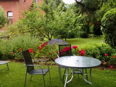 Ein Garten an der Unterkunft Ferienwohnung Markert