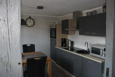 Küche/Küchenzeile in der Unterkunft Apartments Ackerbürgerhof No. 9