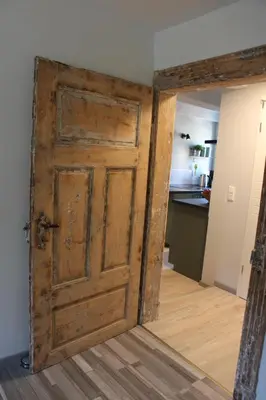 Ein Bett oder Betten in einem Zimmer der Unterkunft Apartments Ackerbürgerhof No. 9
