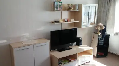 Küche/Küchenzeile in der Unterkunft Ferienwohnung Böhnstedt