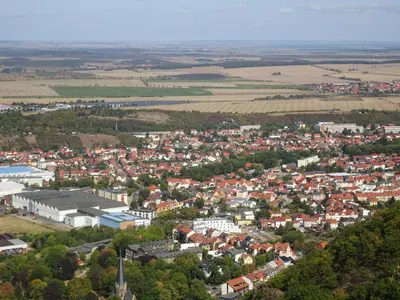 Blick auf Ferienwohnung Böhnstedt aus der Vogelperspektive