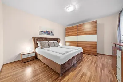 Ein Bett oder Betten in einem Zimmer der Unterkunft EUPHORAS - Gemütliches Apartment in Bad Harzburg - 73 qm - 3 Zimmer
