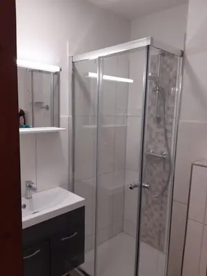 Ein Badezimmer in der Unterkunft Aschenputtel