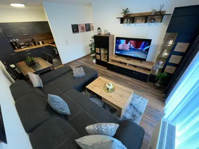 TV/Unterhaltungsangebot in der Unterkunft Ferienwohnung Linda incl Pool, Sauna & Tiefgarage