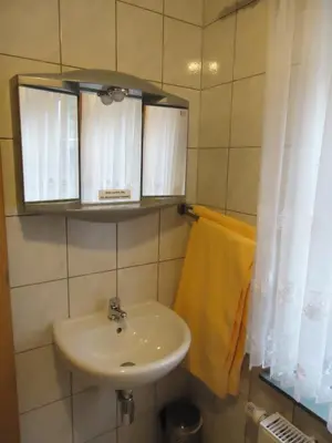 Ein Badezimmer in der Unterkunft Pension an der Stadtmauer Apartments