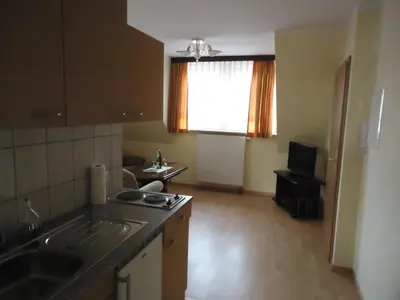 Küche/Küchenzeile in der Unterkunft Pension an der Stadtmauer Apartments
