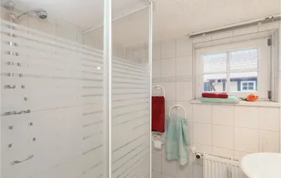 Ein Badezimmer in der Unterkunft Ferienhaus Harzstrasse Q