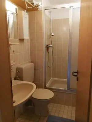 Ein Badezimmer in der Unterkunft Hexenstübchen