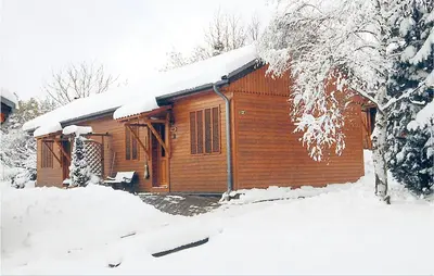 Ferienhäuser J im Winter