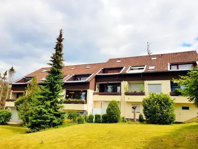 Das Gebäude in dem sich die Ferienwohnung befindet