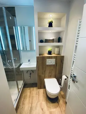 Ein Badezimmer in der Unterkunft Haus am See HS 716 S