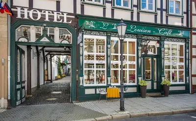 Das Gebäude in dem sich das Hotel befindet