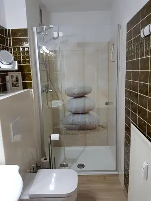 Ein Badezimmer in der Unterkunft Dat Harzchen - mit Garage und WLAN