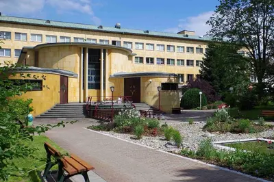 Ein Garten an der Unterkunft Gästehaus Tanne des DGD e.V.