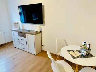 TV/Unterhaltungsangebot in der Unterkunft FeWo Esche mit Balkon #Netflix #Innenstadtnähe von Harztraveler